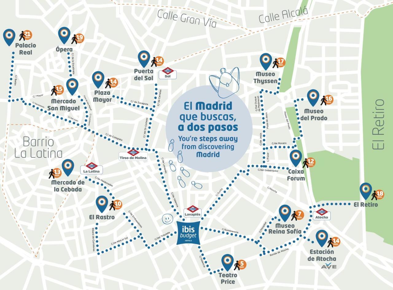 Ibis Budget Madrid Centro Lavapies Esterno foto